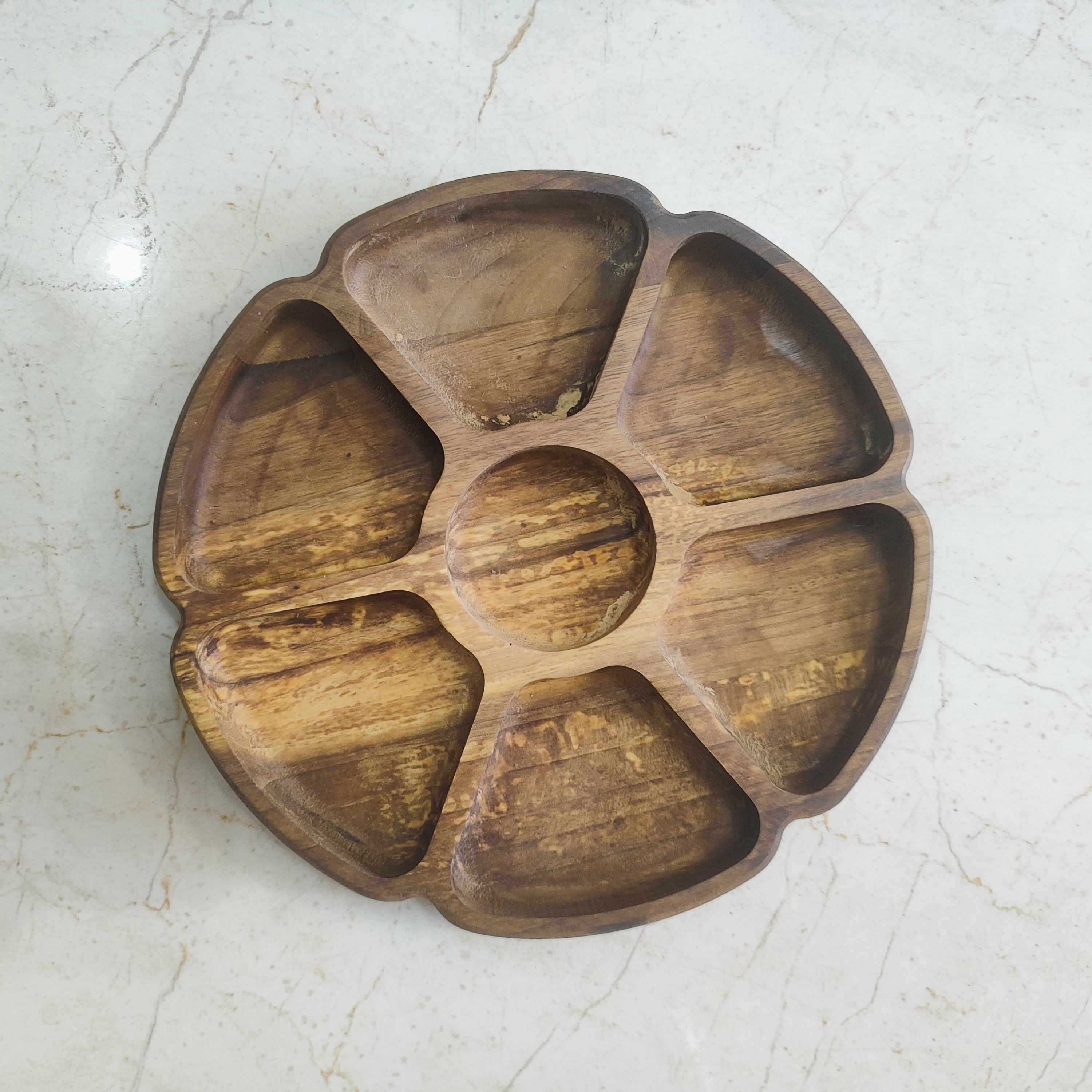 اردو خوری سایز کوچک چوب گردو