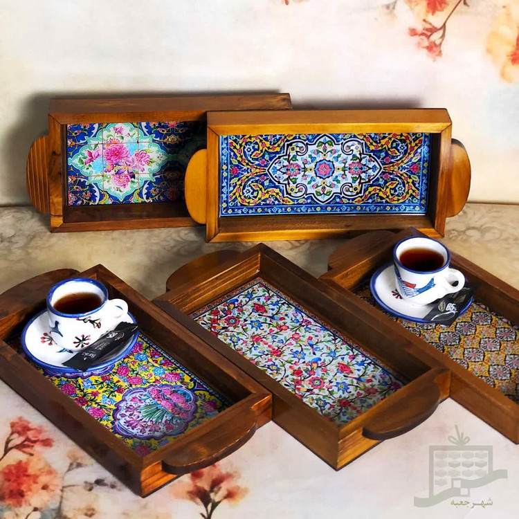 ☕️ سینی قهوه خوری رزین