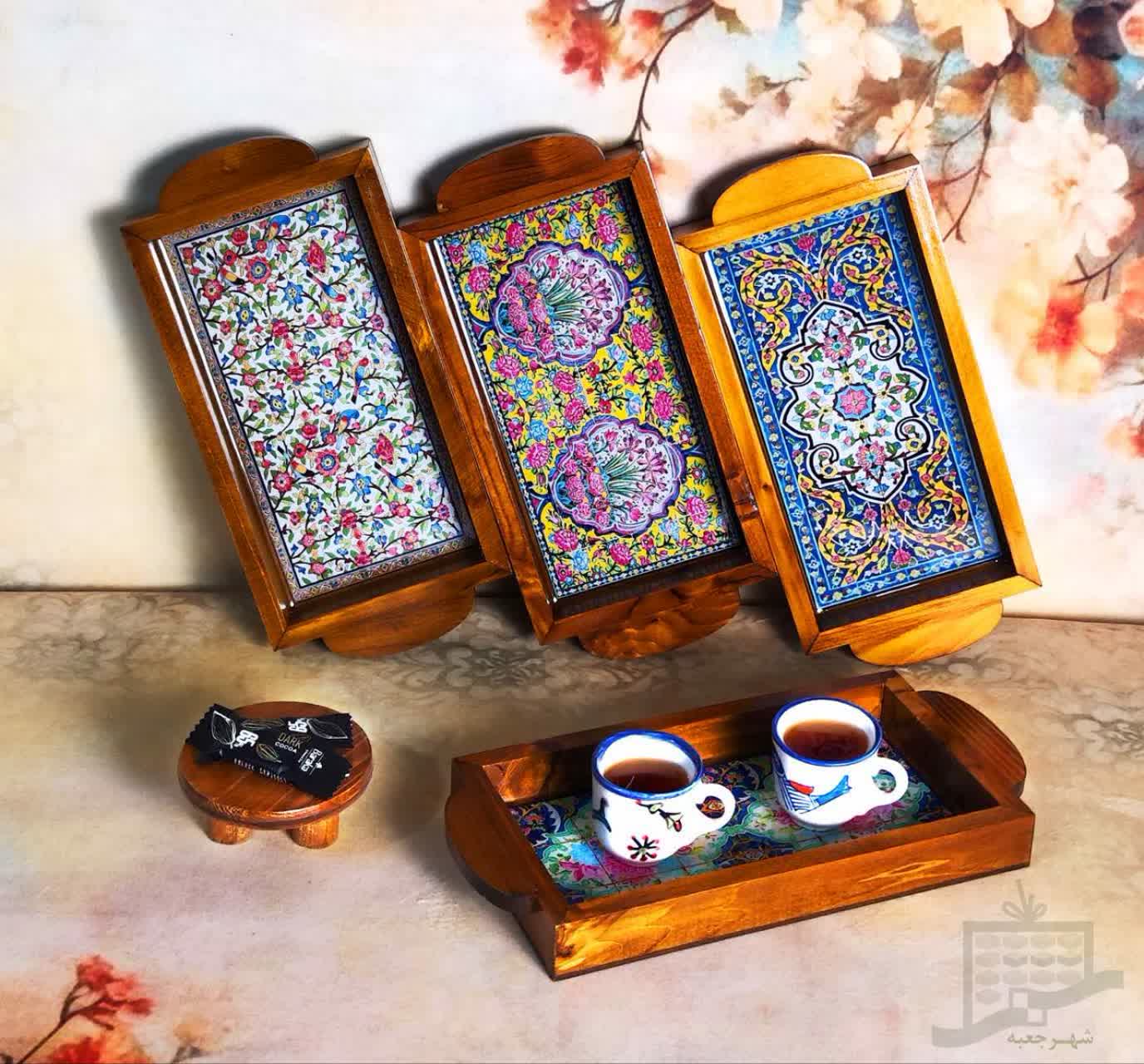 ☕️ سینی قهوه خوری رزین