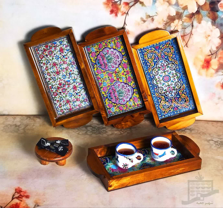 ☕️ سینی قهوه خوری رزین