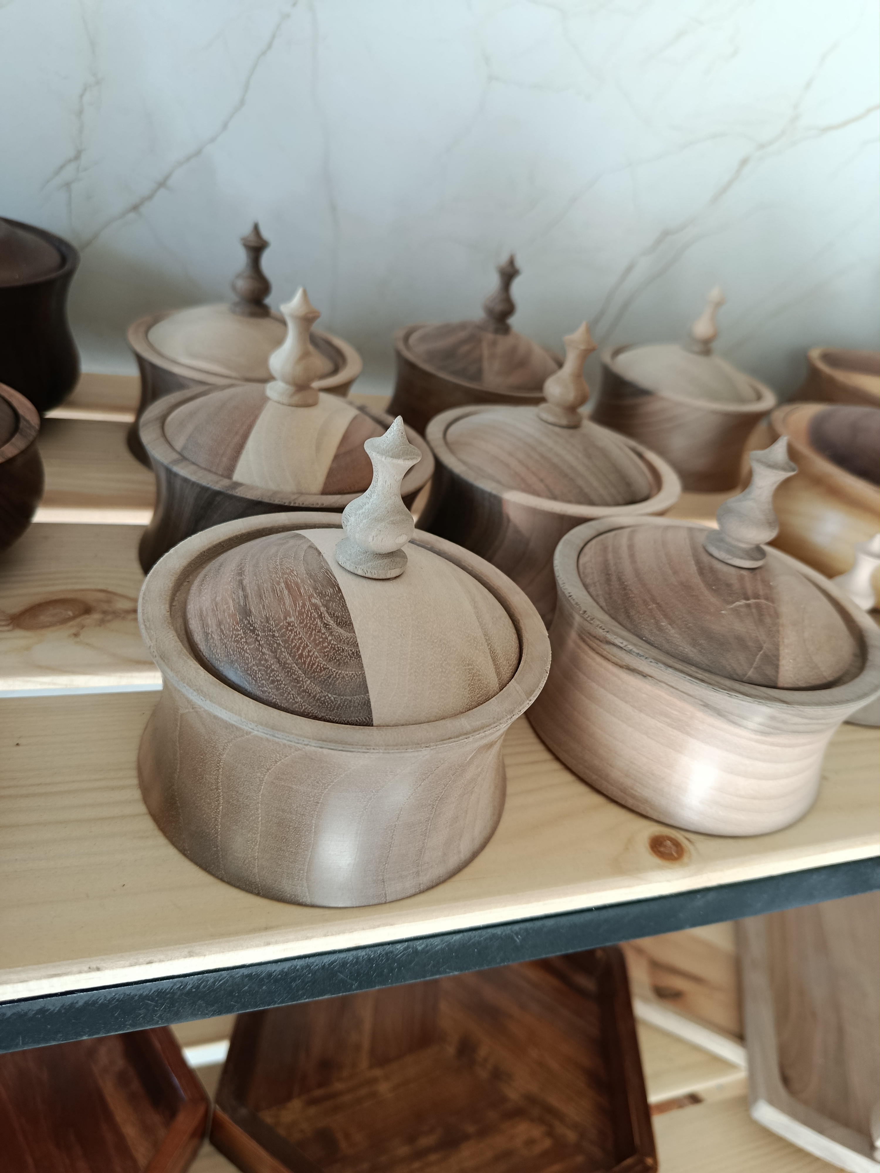 قندان چوبی گردو قطر 10
